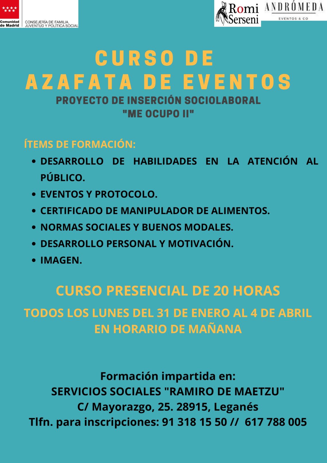 Curso De Azafata De Eventos En Legan s Romi Serseni Web